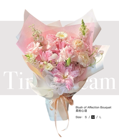 Blush of Affection Bouquet 柔粉心语
